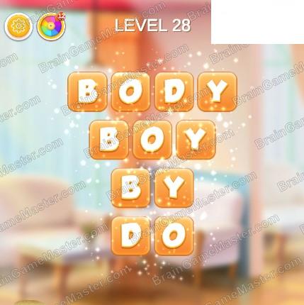Word Bakery 2021 Level 21, 22, 23, 24, 25, 26, 27, 28, 29 and 30 Game Answers