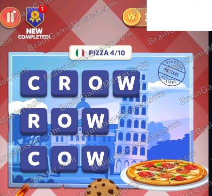 The answer to game is Wordelicious: Food & Travel - ITALY - 1 to 35 level