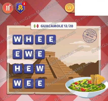 The answer to game is Wordelicious: Food & Travel - MEXICO - 1 to 100 level