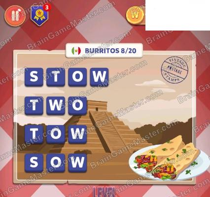 The answer to game is Wordelicious: Food & Travel - MEXICO - 1 to 100 level