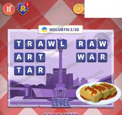 The answer to game is Wordelicious: Food & Travel - UKRAINE - 1 to 100 level