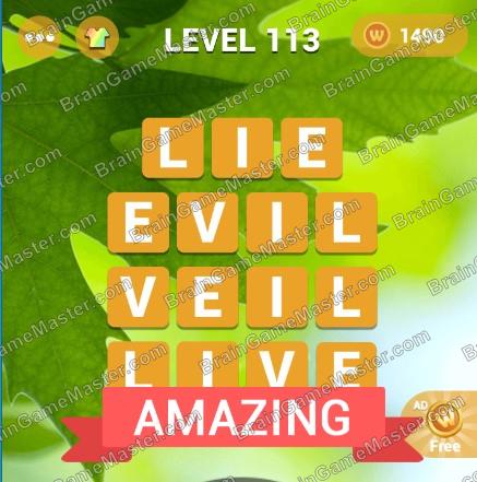 WordsMania - free word games for meditation game answers to 111, 112, 113, 114, 115, 116, 117, 118, 119, 120 level