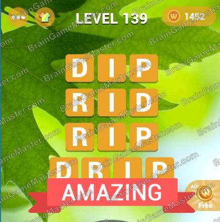 WordsMania - free word games for meditation game answers to 131, 132, 133, 134, 135, 136, 137, 138, 139, 140 level