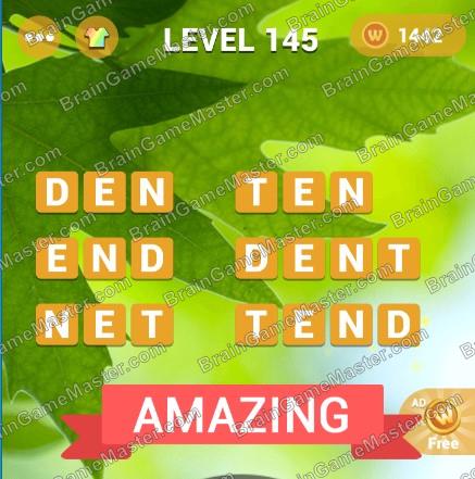 WordsMania - free word games for meditation game answers to 141, 142, 143, 144, 145, 146, 147, 148, 149, 150 level