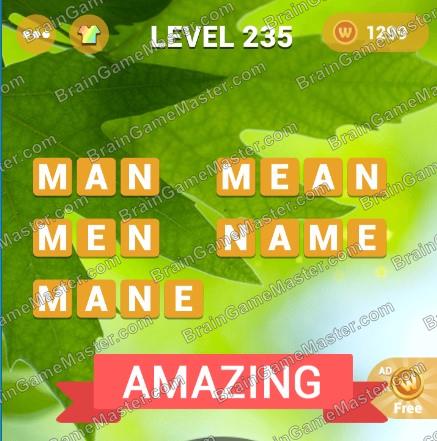 WordsMania - free word games for meditation game answers to 231, 232, 233, 234, 235, 236, 237, 238, 239, 240 level