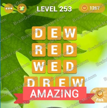 WordsMania - free word games for meditation game answers to 251, 252, 253, 254, 255, 256, 257, 258, 259, 260 level