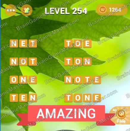 WordsMania - free word games for meditation game answers to 251, 252, 253, 254, 255, 256, 257, 258, 259, 260 level