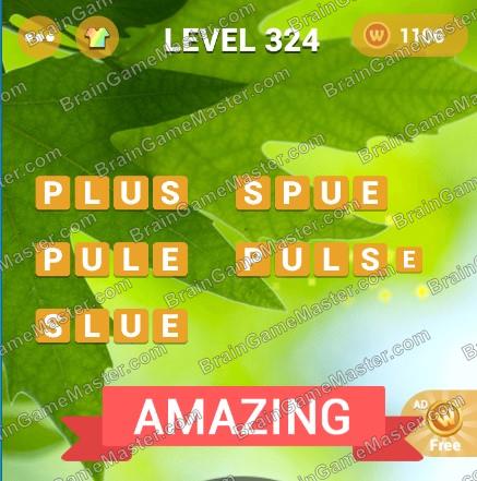 WordsMania - free word games for meditation game answers to 321, 322, 323, 324, 325, 326, 327, 328, 329, 330 level