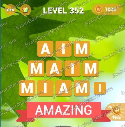 WordsMania - free word games for meditation game answers to 351, 352, 353, 354, 355, 356, 357, 358, 359, 360 level