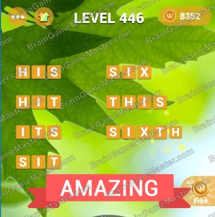 WordsMania - free word games for meditation game answers to 441, 442, 443, 444, 445, 446, 447, 448, 449, 450 level