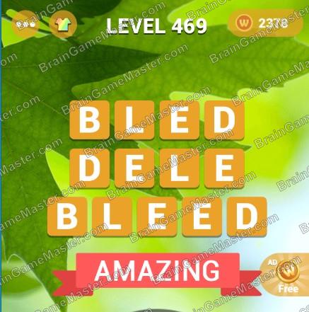 WordsMania - free word games for meditation game answers to 461, 462, 463, 464, 465, 466, 467, 468, 469, 470 level